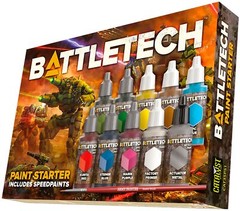 Battletech: Paint Starter Set For Mini-Figures