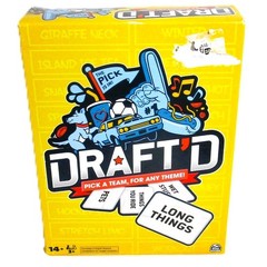 Spin Master DRAFT’D Party Card Game Build Your Team 100 Topic Cards 14 Years+