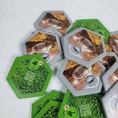 15 Pc Terraforming Mars GREENERY CITY TILES Lot Stronghold Games