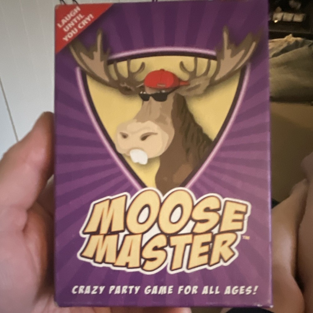 Moose Master Party Game Animals 3+ Players 8 Years & Up Boys Girls 8-17 Complete