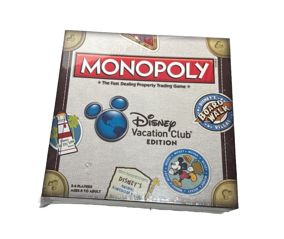 Disney Monopoly Board Game, DVC Edition, Sealed, Original, Collector, Must Have