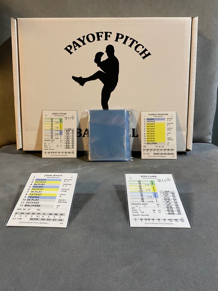 100 Payoff Pitch Baseball Game Protective Economical Card Sleeves