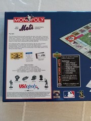NEW YORK METS MONOPOLY COLLECTOR’S 1ST EDITION BOARD GAME – 2001 NEW SEALED!