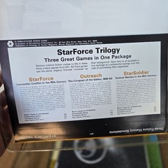 SPI 1977 – STARFORCE TRILOGY Science Fiction Triple Game (UNPUNCHED) Rare