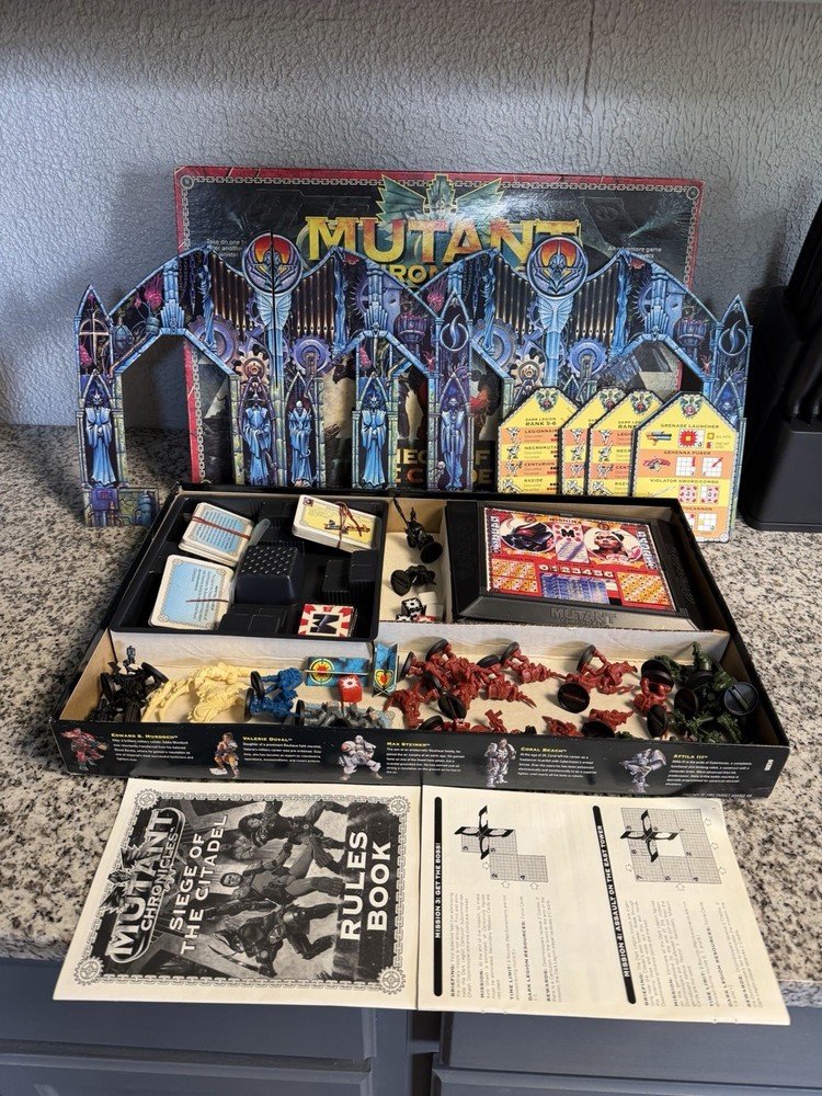 COMPLETE Mutant Chronicles Siege Of The Citadel 1993 Board Game OOP Pressman