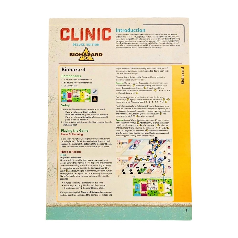 Clinic Deluxe Edition: Biohazard by Alban Viard Studio Games – SEALED