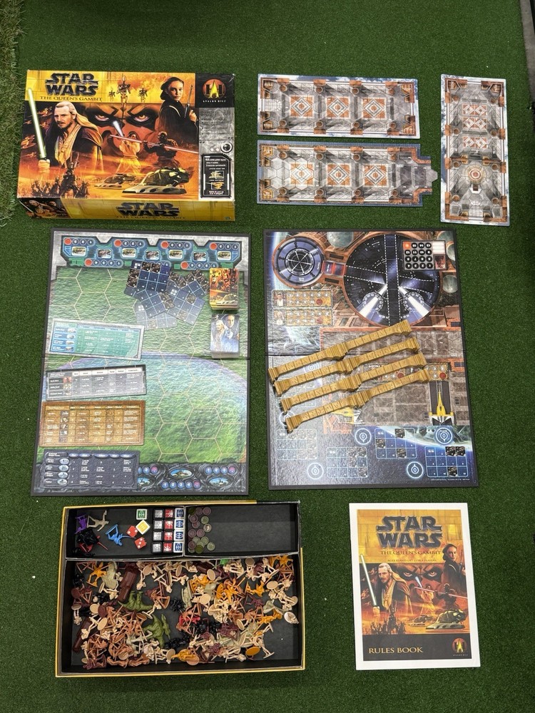 Star Wars The Queen’s Gambit Board Game | Avalon Hill 2000 | Near Complete