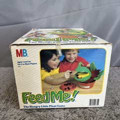 1987 Milton Bradley Feed Me! Hungry Little Plant Game Little Shop of Horrors Vtg