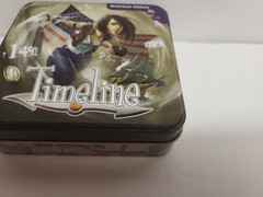 Timeline American History Card Game Asmodee 108 Cards in Tin Excellent!