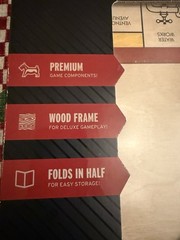 Monopoly Grand Edition Deluxe Folding Wood Frame – New and Sealed