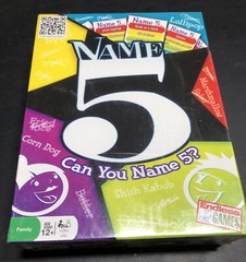 Name 5 Card Game Party Pack 2 or More Player Teams Card Board Party Game New