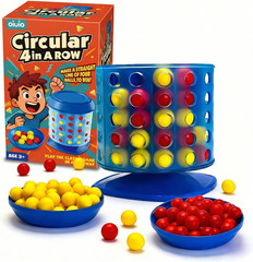 Circular 4 in a Row Game – 3D Strategy Board Game for Kids & Adults | Play
