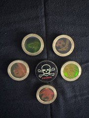 6 Hologram Brass Slammers With Images, 1990’s Games