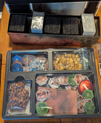 TERRAFORMING MARS 3D BIG BOX WITH GAME and METAL CUBES AND CITY BUBBLE DOMES!