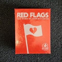 Red Flags the Game of Terrible Dates Grim Rabbit 3-20 players card Age 16+ ɓ6b
