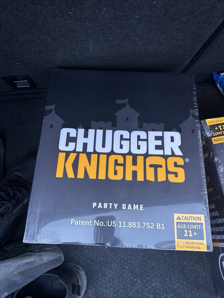 NEW Chugger Knights Party Game Adult 21+ Drinking Duel Game Factory Sealed