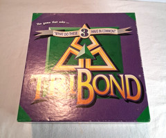 1992 TriBond Family Fun Board Game COMPLETE For Clever Minds VGT Ages 12 and up