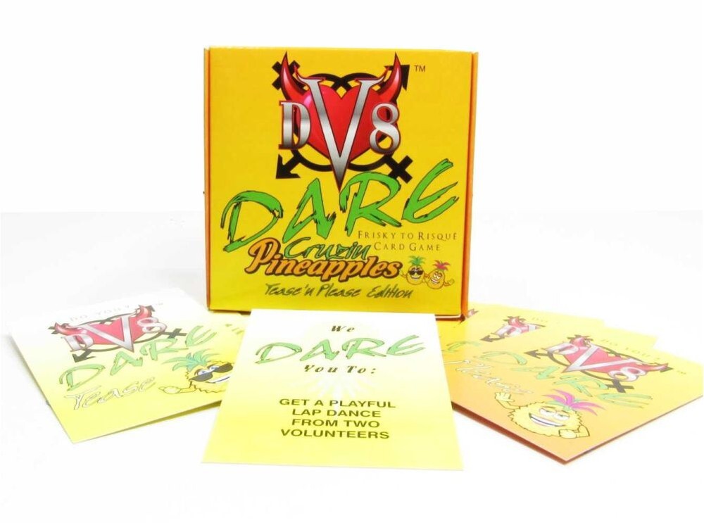 DV8 Dare™ Cruzin Pineapples Tease and Please Edition Frisky to Risque Card Game