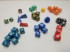 TSR Dragon Dice 36 Count Lot Adventure Fantasy Role Play Monster Rare Uncommon