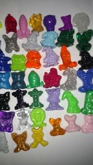 Gogo Crazy Bones Various Series Lot | Roughly 75 Bones | Vintage 1996+ | Rare