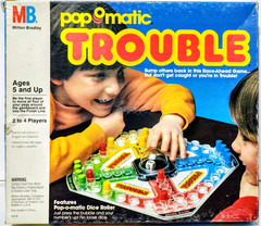 POP-O-MATIC Trouble – Milton Bradley – Classic Board Game – Complete – 1986