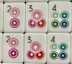DARK GREEN – 4 Layer Acrylic Mahjong Tiles Full American Set 160 Tiles US SELLER