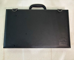 Grow Smart Backgammon FULL SET Board Game Portable Case w/ Handle, Dice