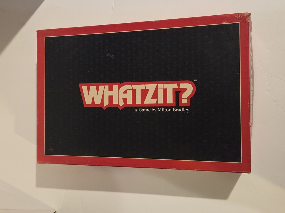 Whatzit? Board Game 1987 Milton Bradley Complete 3-6 Players Ages 8+ Vintage