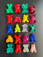 Vintage Mixed Lot of 20 Gogo’s Crazy Bones Miniature Mini Toy Figures