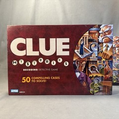 CLUE Mysteries 2005 Parker Brothers Decoding Detective Board Game 100% Complete