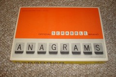 Official Scrabble Brand Anagrams Game. 100% Complete. Copyright 1962