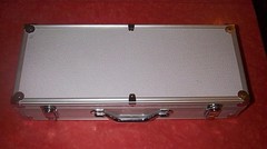 Acrylic American Mahjong Set with 166 Tiles Racks Pushers Tokens Aluminum Case