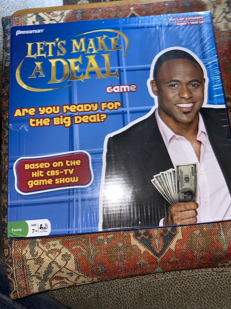 Pressman Let’s Make a Deal Family Game 3-4 Players Ages 7+, 2010 – New Sealed