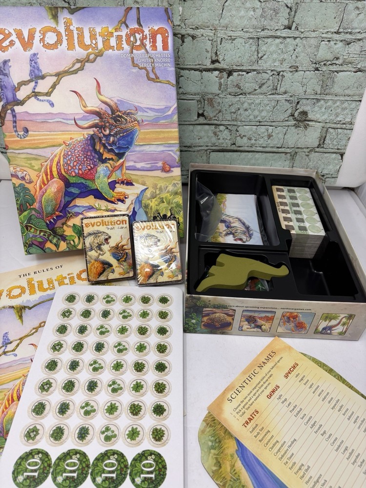 Evolution Board Game by North Star Games 2017 – Complete Game NEW-open box