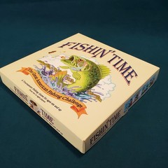 Fishin’ Time Fishing Challenge Board Game 1986 VINTAGE Distinctive Games USA **