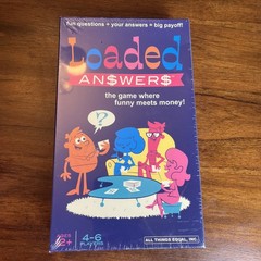 Loaded Answers Board Game “The Game Where Funny Meets Money” 4-6 Players, NEW