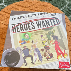 Action Phase Games Heroes Wanted Superhero Board Game Cards Dice 1+ Ages 13+