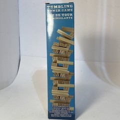 72 Pc Tumbling Tower Game Wooden Mini Jenga Age 6+ / 2-4 Players