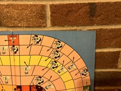 1941 Superman Speed Game Board Only Exc Shape