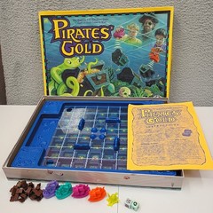 Vintage 1993 Pirates’ Gold Board Game Golden Magnetic 3D Adventure INCOMPLETE