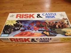 Vintage Risk & Castle Risk 100% Complete 2-in-1 Board Game 1990 Parker Brothers