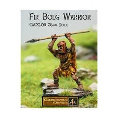 Alternative Armies Mini 28mm Fir Bolg Warrior w/Raised Spear Pack New