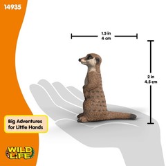 Schleich Wild Life Meerkat Figure Model 14935 Multicolor