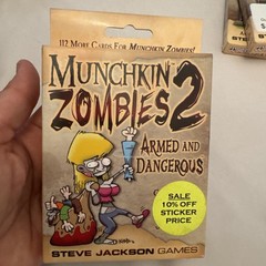 MUNCHKIN ZOMBIES 2 ‘Armed & Dangerous’ Expansion 1st Edition 2011 Steve Jackson