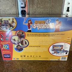 Scene it Squabble DVD Game Family Party Activity Entertainment Trivia Music New