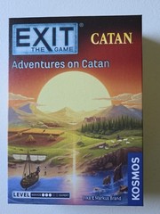 LOT 3 KOSMOS SEALED games: EXIT Stormy Flight, Catan PLUS Volcanic island