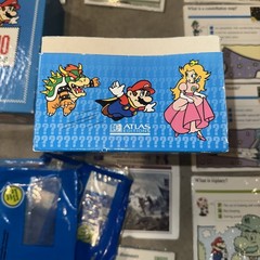 Vintage 1995 Mario Quiz Cards Atlas Editions Factory Sealed Cards Manual Box Ad