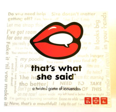 That’s What She Said Card Party Game 400 Phrase Cards 58 Setup Cards 2018
