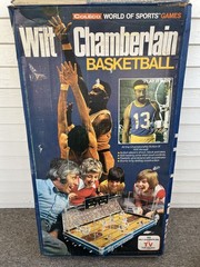 Wilt Chamberlain 1973 Table Top Basketball Game with Original Box by Coleco