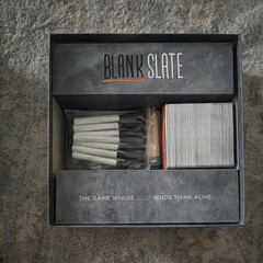 OP Games Blank Slate Word Board Game w/ Cards, 3+ Players, Ages 8+